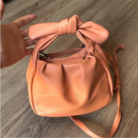 Anthropologie Knotted Mini Bag- Teracotta - Picture 2 of 8